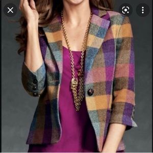 Cabi Plaid Blazer Size 4